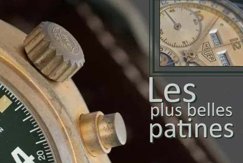 Le temps artisan, les patines des montres