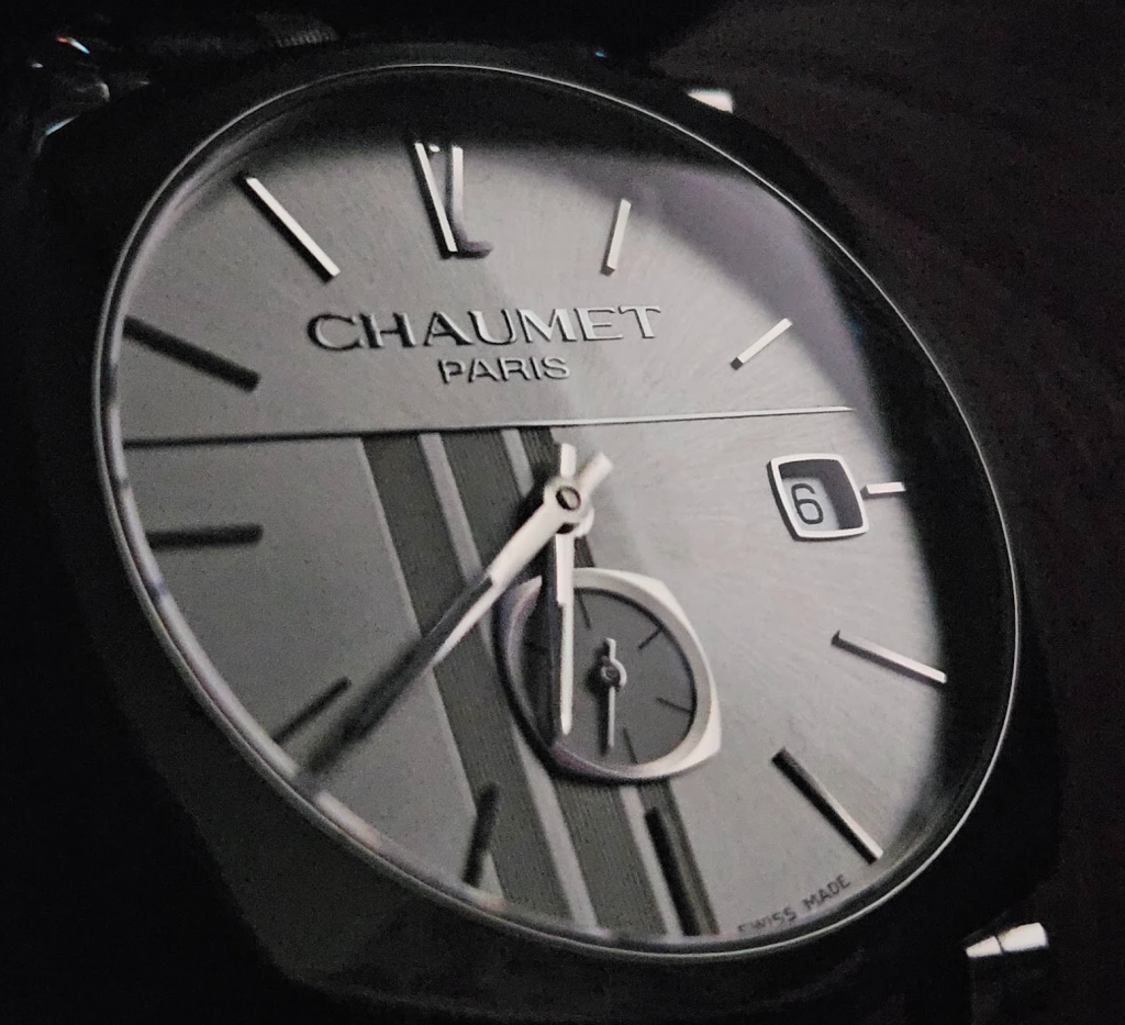 cadran de la dandy chaumet vu de 3/4