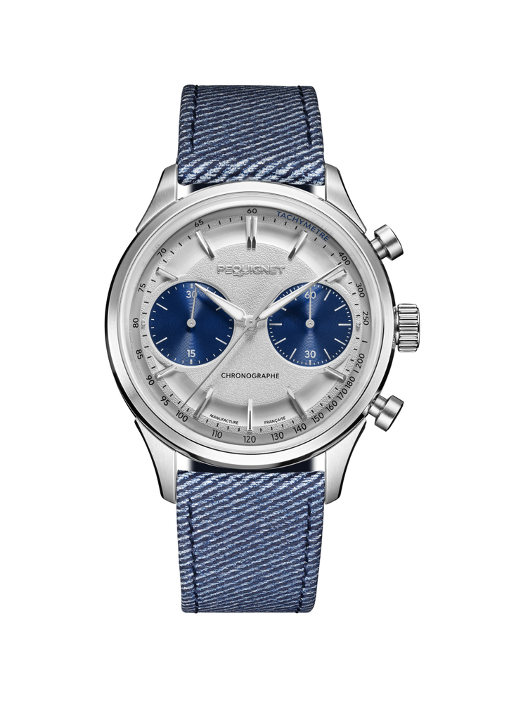 ROYALE CHRONO BRACELET BLEU CADRAN BLEU