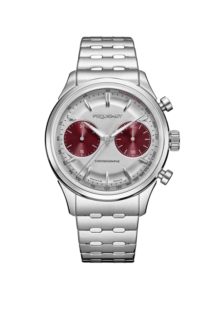 la royale paris chrono version acier CADRAN BORDEAU
