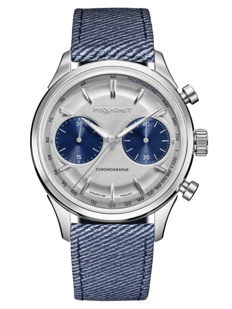 La Pequignet royale chrono en gros plan