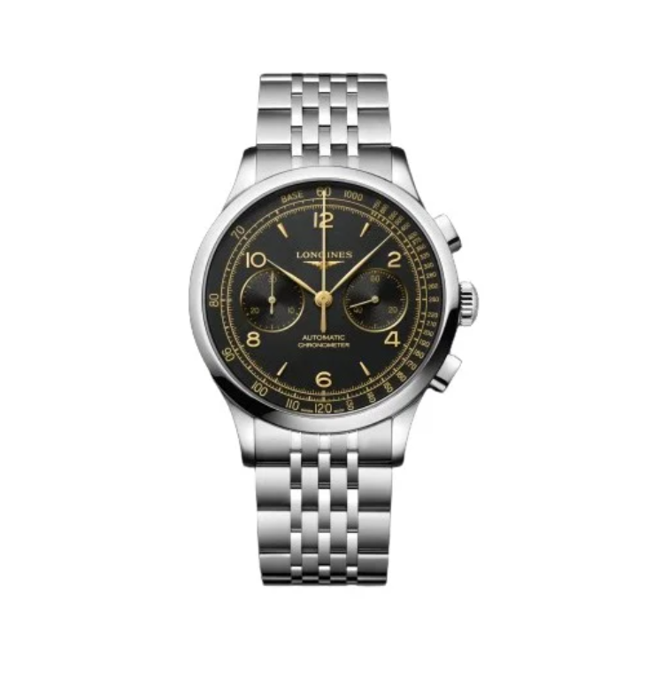 longines record heritage sur acier